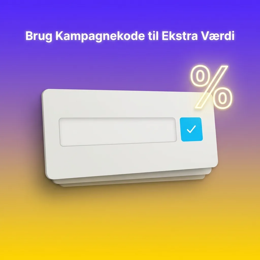 Danish player entering promo code during casino registration to unlock exclusive bonus offers